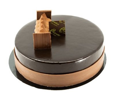 Entremet trianon, chocolat, patisserie colombet