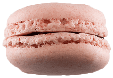 Macaron à la fraise, patisserie puy de dome, colombet