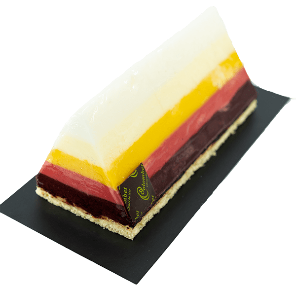 pyramide de sorbet, entremet glacé, patisserie chamalières, colombet