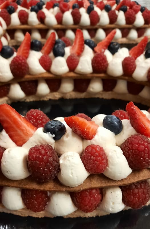 number cake vanille fruits rouges